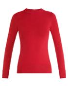 Joos Tricot Crew-neck Long-sleeved Cotton-blend Knit Sweater
