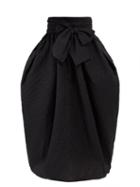 Cecilie Bahnsen - Junita Cloqu Wraparound Skirt - Womens - Black