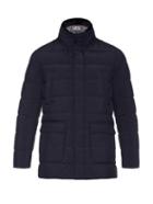 Herno Shearling-collar Quilted-down Coat