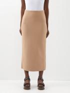 Gabriela Hearst - Aida Merino Knitted Skirt - Womens - Camel