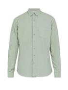 Matchesfashion.com Schnayderman's - Cotton Twill Shirt - Mens - Light Green