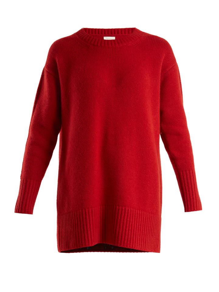 Khaite Frankie Round-neck Cashmere Sweater