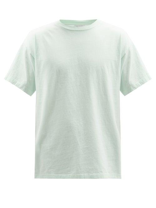 Matchesfashion.com John Elliott - University Cotton-jersey T-shirt - Mens - Light Green