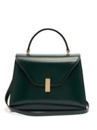 Matchesfashion.com Valextra - Iside Medium Leather Bag - Womens - Dark Green