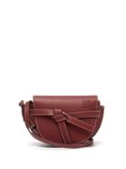 Matchesfashion.com Loewe - Gate Mini Leather Cross Body Bag - Womens - Burgundy