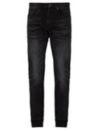 Matchesfashion.com Saint Laurent - Faded Slim Leg Jeans - Mens - Black