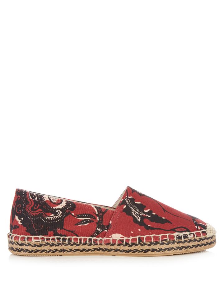 Isabel Marant Toile Canaee Floral-print Espadrilles