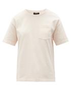 Matchesfashion.com A.p.c. - Hope Logo-embroidered Cotton-jersey T-shirt - Womens - Light Pink