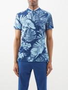 J.lindeberg - Tyson Technical Piqu Polo Shirt - Mens - Blue Multi