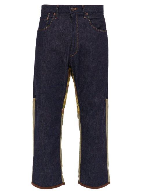 Matchesfashion.com Junya Watanabe - X Levi's Straight Leg Jeans - Mens - Khaki Multi