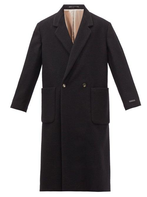 Fear Of God - Double-breasted Wool Overcoat - Mens - Black