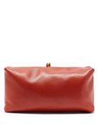 Matchesfashion.com Jil Sander - Goji Leather Clutch Bag - Womens - Red