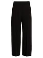 Rebecca Taylor High-waisted Wide-leg Crepe Trousers