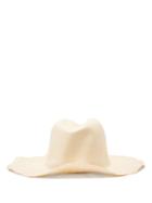 Matchesfashion.com Reinhard Plank Hats - Bangkok Straw Fedora - Womens - Ivory