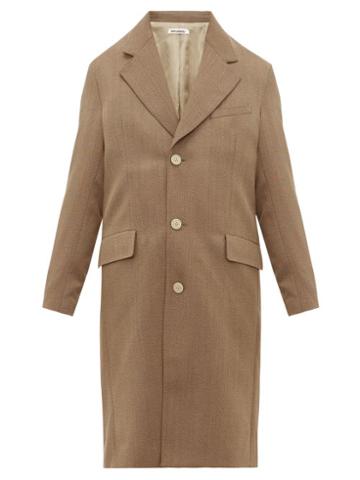 Matchesfashion.com Our Legacy - Dolphin Single Breasted Gabardine Coat - Mens - Green