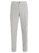 Ermenegildo Zegna Pin-striped Cotton Trousers
