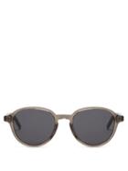Matchesfashion.com Dior Homme Sunglasses - Round Frame Sunglasses - Mens - Dark Grey