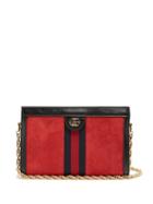 Matchesfashion.com Gucci - Ophidia Suede Shoulder Bag - Womens - Red
