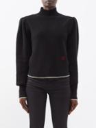 Frame - X Claudia Schiffer Reglen Cashmere Sweater - Womens - Black