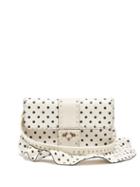 Matchesfashion.com Valentino - Very V Rockstud Leather Cross Body Bag - Womens - White Black