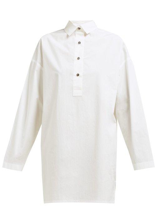 Matchesfashion.com On The Island - Faros Cotton Mini Dress - Womens - White
