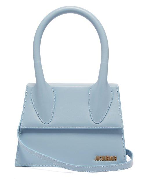Matchesfashion.com Jacquemus - Le Grand Chiquito Leather Bag - Womens - Light Blue