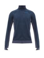 Matchesfashion.com Norrona - Lofoten Zip Through Fleece Thermal Jacket - Mens - Navy