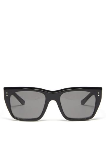 Mens Eyewear Celine Eyewear - Square Acetate Sunglasses - Mens - Black
