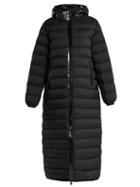 Matchesfashion.com Moncler - Grue Quilted Down Long Line Coat - Womens - Black