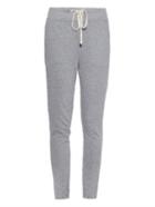 James Perse Slim-fit Cotton-jersey Track Pants