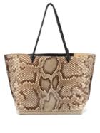 Matchesfashion.com Altuzarra - Espadrille Base Python Tote - Womens - Python