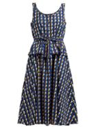 Matchesfashion.com A.p.c. - Murano Print Cotton Dress - Womens - Navy Multi