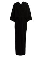 Matchesfashion.com The Row - Bello Kimono Sleeve Dress - Womens - Black