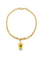 Ladies Jewellery Joolz By Martha Calvo - Sunset Drive Pearl & 14kt Gold-plated Choker - Womens - Gold Multi