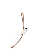 Matchesfashion.com Loewe - Puppy Leather-trimmed Wool Key Charm - Mens - Beige