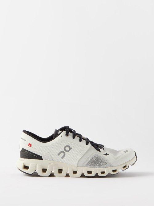 On - Cloud X 3 Running Trainers - Womens - White/black