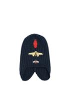 Matchesfashion.com Gucci - Insect Embroidered Wool Beanie Hat - Mens - Navy