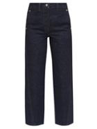Lemaire - Twisted-seam Wide-leg Jeans - Womens - Indigo