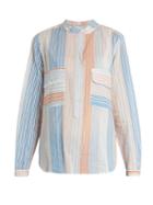 Stella Mccartney Striped Cotton-blend Shirt