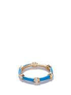 Ladies Fine Jewellery Melissa Kaye - Zea Diamond, Enamel & 18kt Gold Ring - Womens - Blue Multi