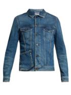 Valentino Stud-embellished Slim-fit Denim Jacket