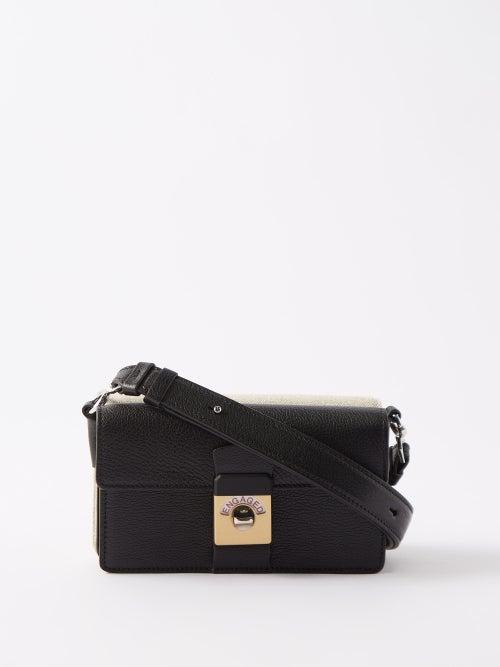Maison Margiela - New Lock Leather Cross-body Bag - Mens - Black