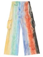 Charles Jeffrey Loverboy - Striped Canvas Cargo Trousers - Mens - Multi