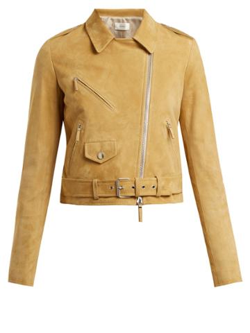 The Row Perlin Suede Biker Jacket