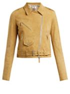 The Row Perlin Suede Biker Jacket