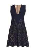 Stella Mccartney Aline Broderie-anglaise Dress