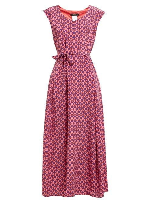 Matchesfashion.com Weekend Max Mara - Luis Dress - Womens - Pink Multi