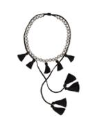 Shourouk Line Pompom Necklace