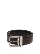 Dolce & Gabbana Grained-leather Belt