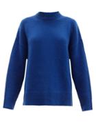 Matchesfashion.com Co - High-neck Cashmere Sweater - Womens - Blue
